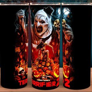 Art the Clown Terrifier  Horror Movie Cup Mug Tumbler 20oz